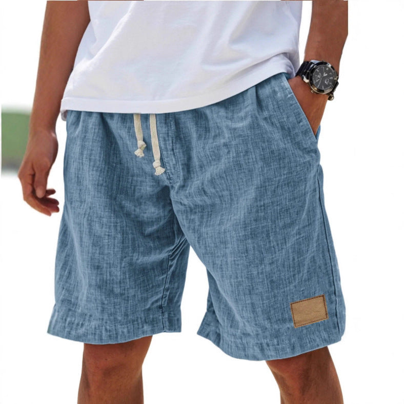 Men's Retro Breathable Linen Loose Holiday Shorts