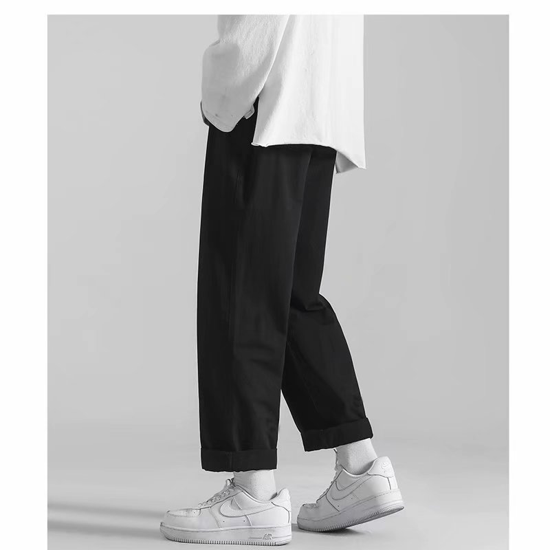 Autumn Korean-style Trendy Cropped Cargo Pants Casual Pants