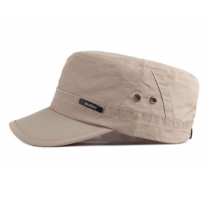 Men's SpringSummer Breathable Sun-Protective Visor Hat