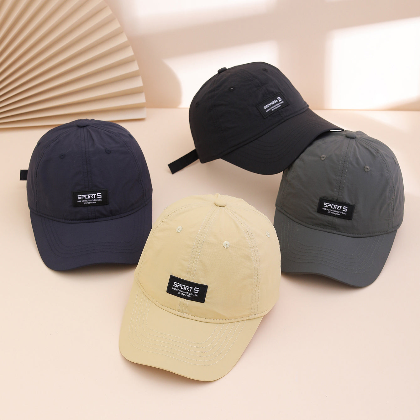 Korean Quick-Dry Embroidered Cap