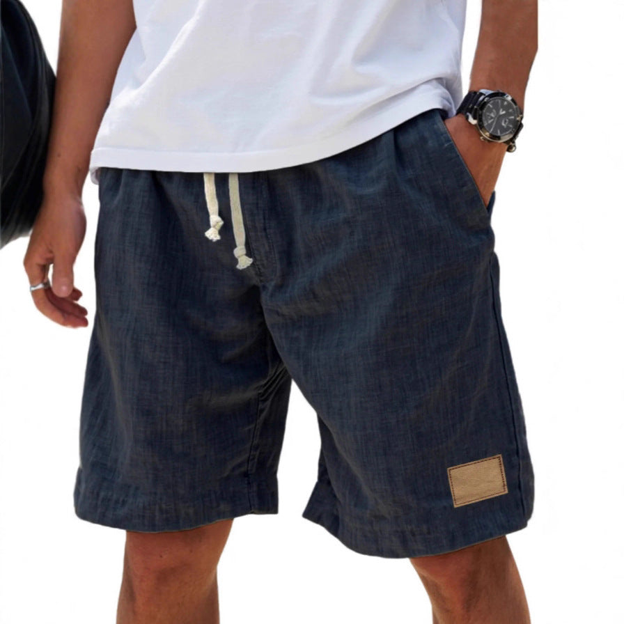 Men's Retro Breathable Linen Loose Holiday Shorts