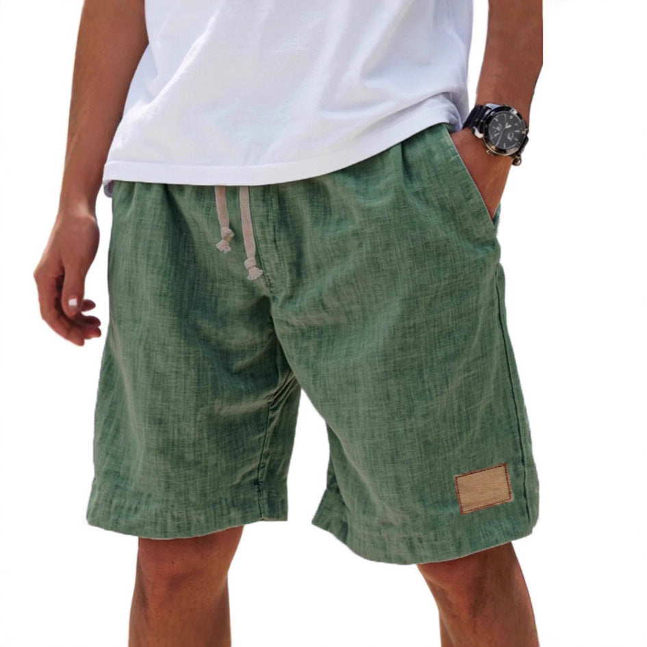 Men's Retro Breathable Linen Loose Holiday Shorts