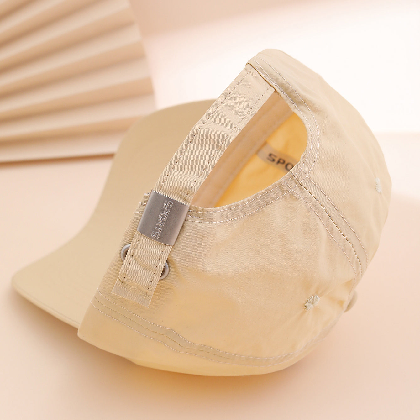 Korean Quick-Dry Embroidered Cap