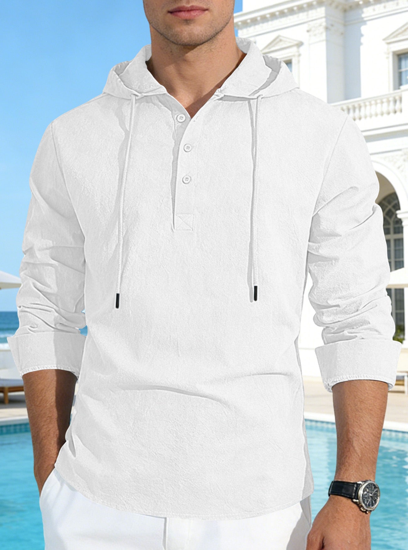 Button-up Cotton-Linen Shirt for Everyday & Vacation Wear