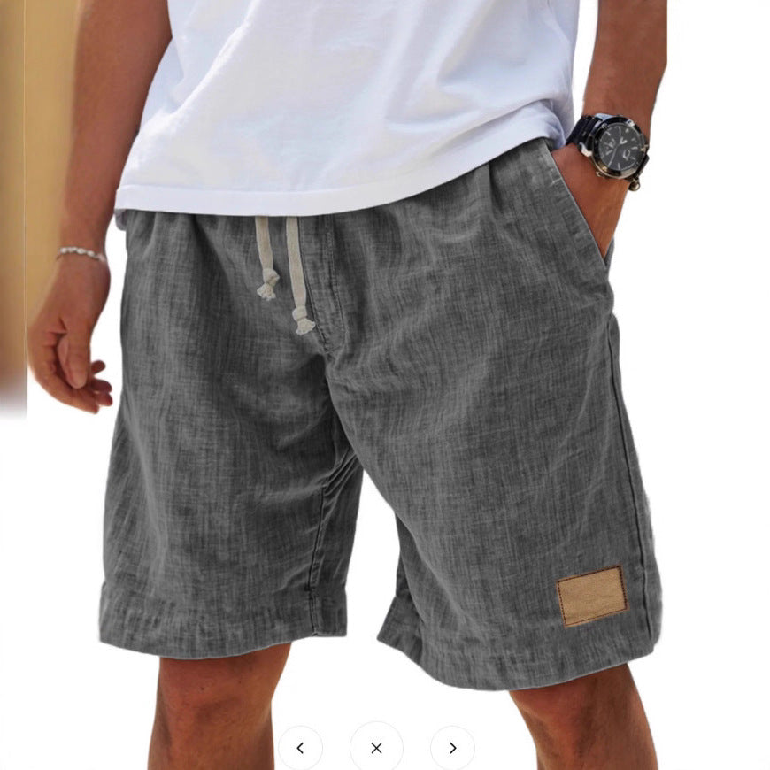 Men's Retro Breathable Linen Loose Holiday Shorts